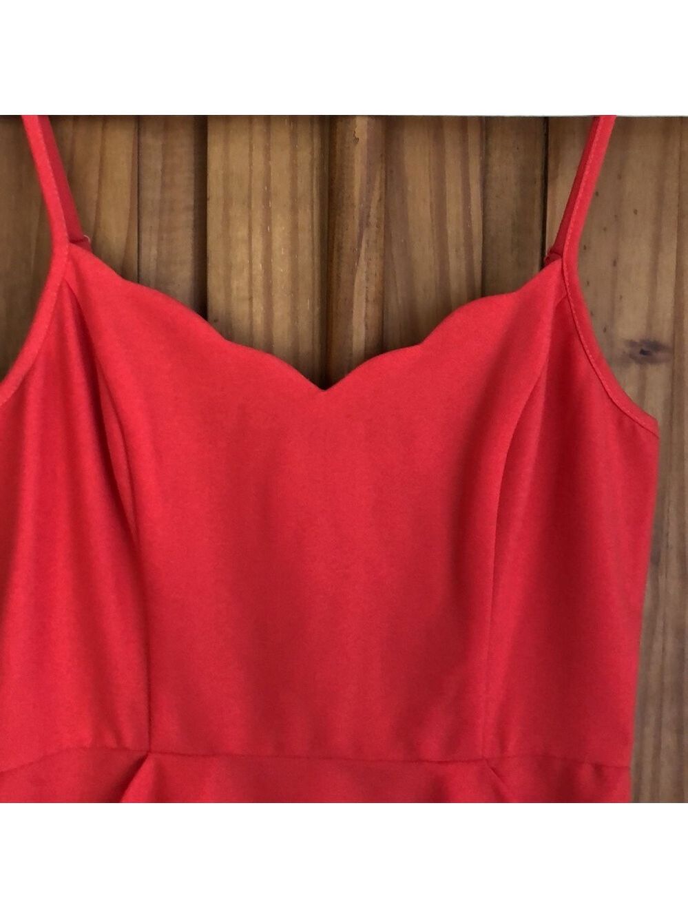 Market and Spruce dress. Coral Red in color size S - Picture 2 of 6